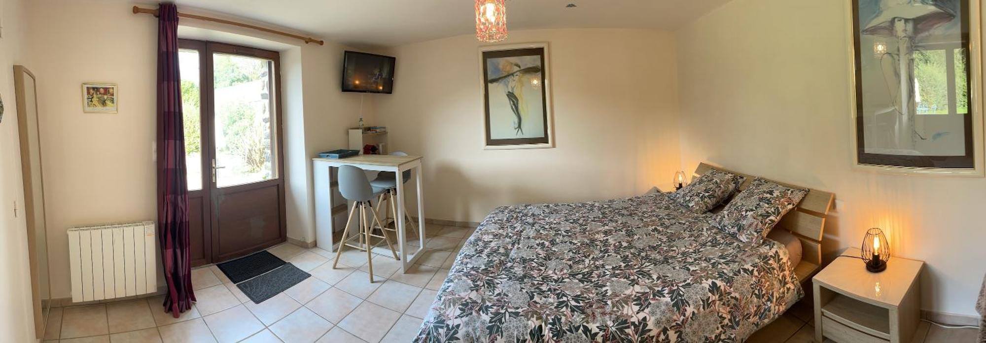 Chambres D'Hotes Les Tilleuls Poullaouen Eksteriør billede